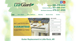 Desktop Screenshot of leafguardandmore.com